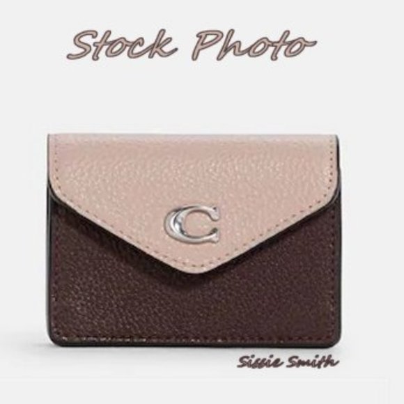 NWT Coach Tammie Card Case in Colorblock - Picture 5 of 7